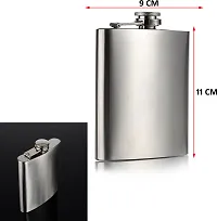 Stainless steell Stainless steel Hip Flask 207 ml-thumb2