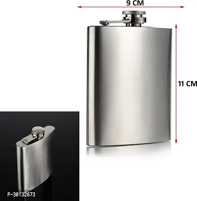 Stainless steell Stainless steel Hip Flask 207 ml-thumb3