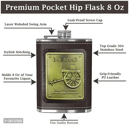 Stainless Steel Hip Flask 240 ml-thumb4