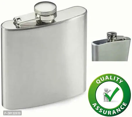 Silver stainless steel Easy Sip Pocket Bottle 230 ml-thumb3