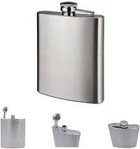 Stainless steell Stainless steel Hip Flask 207 ml-thumb1