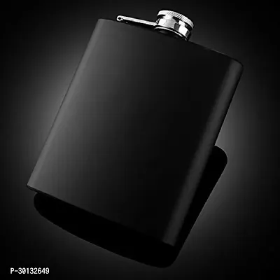 Premium Hip Flask Black Leakproof 235 ml-thumb4