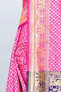 Beautiful Art Silk Jacquard Women Saree with Blouse piece-thumb2