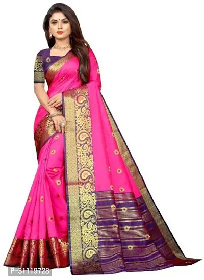 Fancy Chiffon Saree With Blouse Piece For Women-thumb0