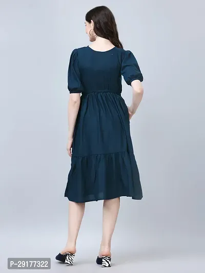 Stylish Rayon Solid Dress For Women-thumb3