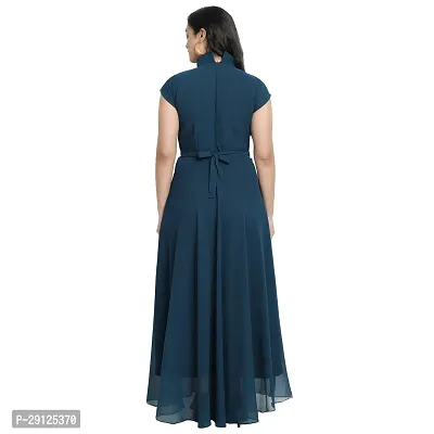 Stylist Georgette Ethnic Gown For Women-thumb4