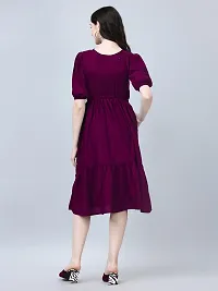 Stylish Rayon Solid Dress For Women-thumb2