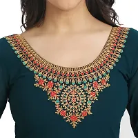 Femvy Women Embroidered Straight Kurta-thumb1