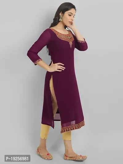 Stylish Fancy Georgette Kurta For Women-thumb3