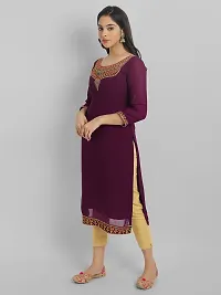 Stylish Fancy Georgette Kurta For Women-thumb4