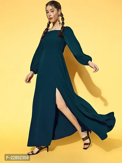 Femvy Designer Rayon Long Dress for Women 791-thumb4