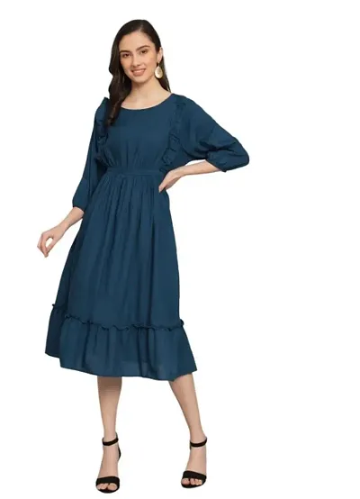 New In Rayon Dresses 