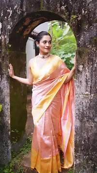 Opulent Pink Color Kanjeevaram Silk Saree For Festive Collection-thumb1