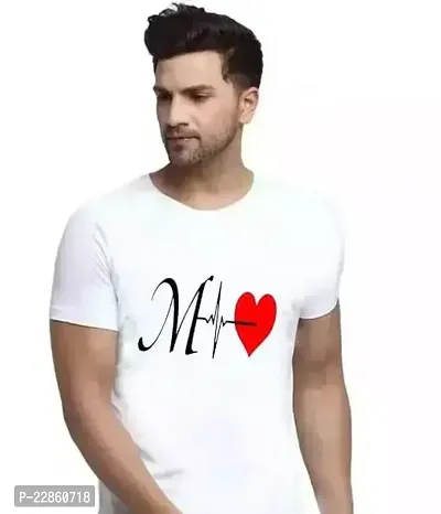 Comfortable White Polyester Tees For Men-thumb0