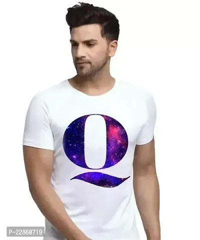 Comfortable White Polyester Tees For Men