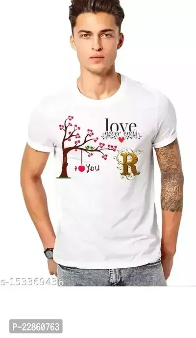 Comfortable White Polyester Tees For Men