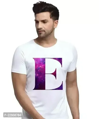 Comfortable White Polyester Tees For Men-thumb0