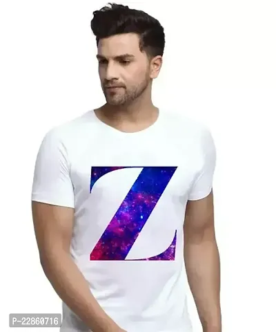 Comfortable White Polyester Tees For Men