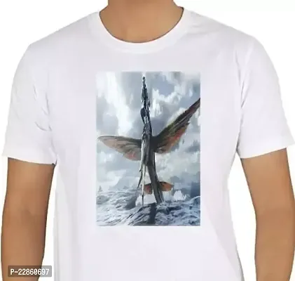 Comfortable White Polyester Tees For Men