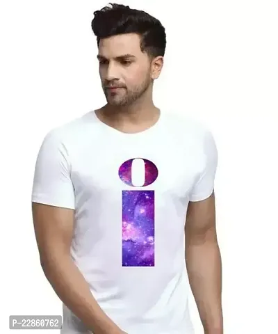 Comfortable White Polyester Tees For Men