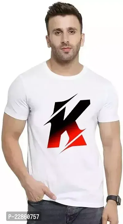 Comfortable White Polyester Tees For Men-thumb0