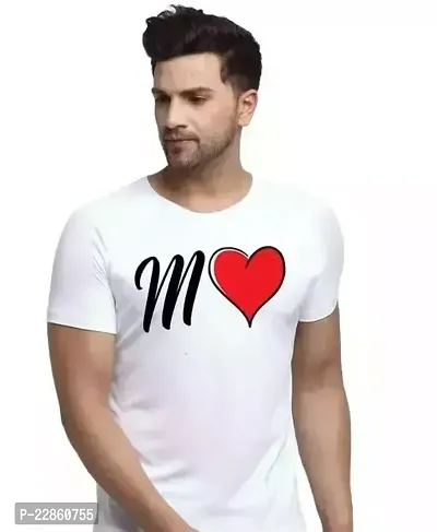 Comfortable White Polyester Tees For Men-thumb0