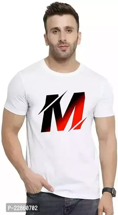 Comfortable White Polyester Tees For Men-thumb0