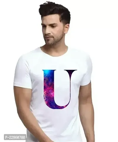 Comfortable White Polyester Tees For Men