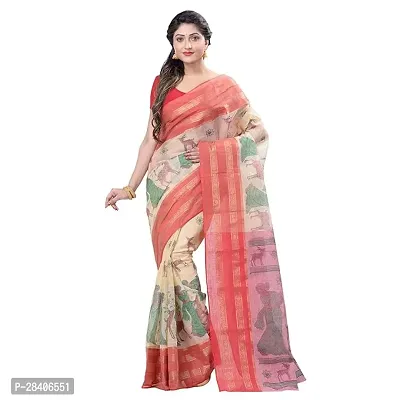 Beautiful Cotton Saree Without Blouse Piece For Women-thumb0