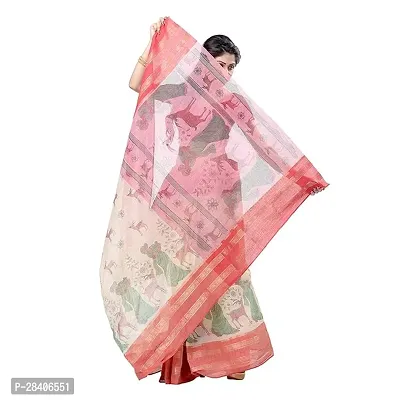 Beautiful Cotton Saree Without Blouse Piece For Women-thumb4