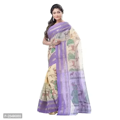 Beautiful Cotton Saree Without Blouse Piece For Women-thumb0