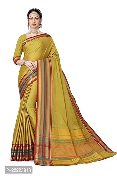 Fancy Art Silk Saree with Blouse Piece for Women-thumb0