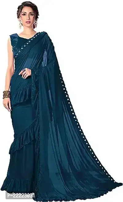 Fancy Art Silk Saree with Blouse Piece for Women