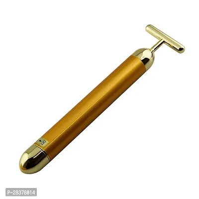 Golden Electric Vibration Facial Massage Roller-thumb0