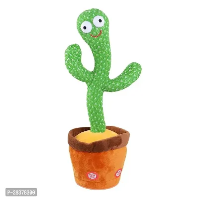 Dancing Cactus Talking Toy, Cactus Plush Toy, Wriggle  Singing Recording Repeat What You Say Funny Education Toys for Babies Children Playing, Home Decorate-thumb0