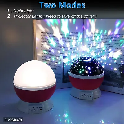 VM SHOPPING MALL Star Master Rotating 360 Degree Moon Night Light Lamp Projector with Colors and USB Cable,Lamp for Kids Room Night Bulb (Multi Color,Pack of 1,Plastic)