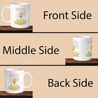 330ml Ceramic White Coffee Mug please Dont touc my mug Single Pack-thumb3