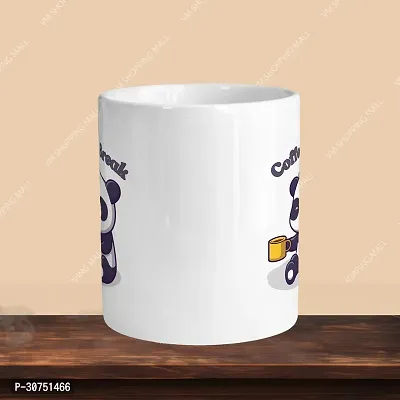 330ml Ceramic White Coffee Mug coffee break Single Pack-thumb2