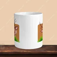 330ml Ceramic White Coffee Mug dear 01 Single Pack-thumb1