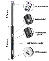 Electrical Rechargeable Flameless Windproof Gas Lighter-thumb2