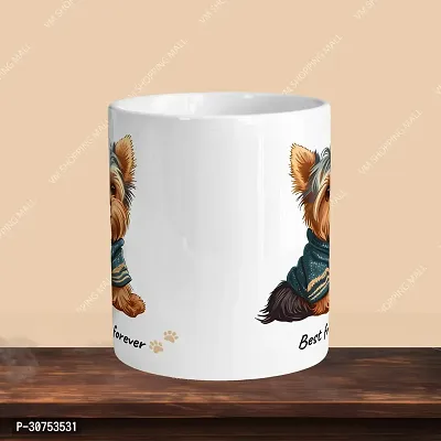 Premium 330ml Ceramic White Coffee Mug - best friend forever 01 - Single Pack-thumb2