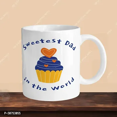 330ml Ceramic White Coffee Mug sweetest dad Single Pack-thumb3