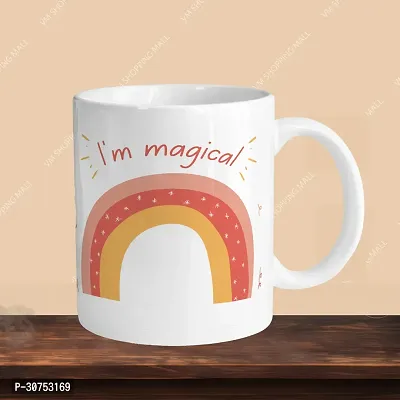 330ml Ceramic White Coffee Mug I am magical Single Pack-thumb3