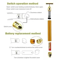 Trendy 2-In-1 Electric Beauty Bar 24K Golden Pulse Face Massager Lift Eye Massager For Lifting Skin Tightening Anti-Wrinkle Face Skincare Massage Toolswith 3D Roller Massager-thumb3