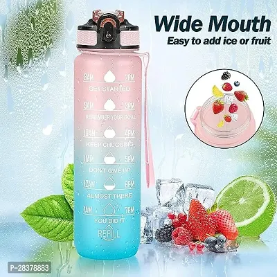 Portable High Quality Leakproof Water Bottle With Time Marker