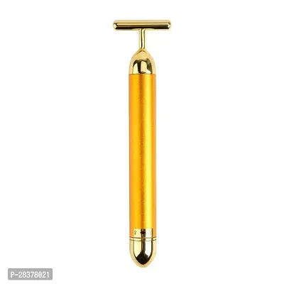 Golden Electric Vibration Facial Massage Roller-thumb0