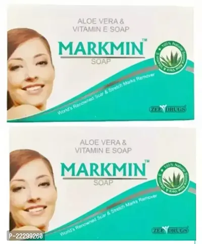 Markmin Soap With Aloevera And Vitamin C Face Soap-75 Grams each, Pack Of 2