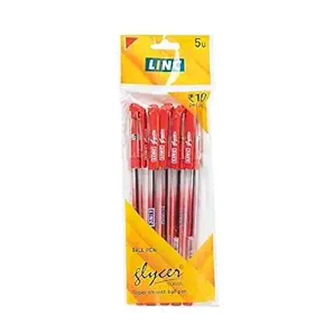 Linc Glycer 0.6 mm Ball Pen | Red Ink, Pack Of 20 (Pack of 1 )