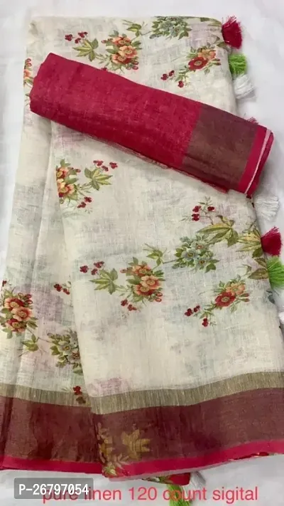 Fancy Cotton Silk Saree With Blouse Piece For Women