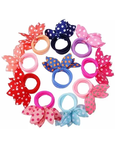 RABBIT HAIR BAND PACK OF 12